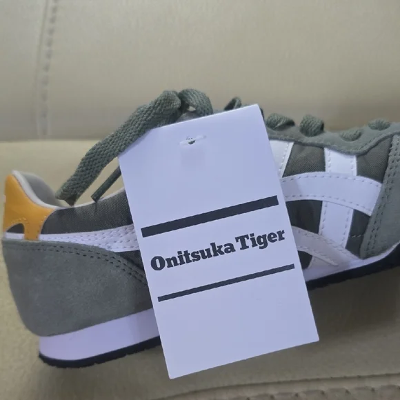 Onitsuka Tiger by Asics Green and White Sneakers - Picture 9 of 13